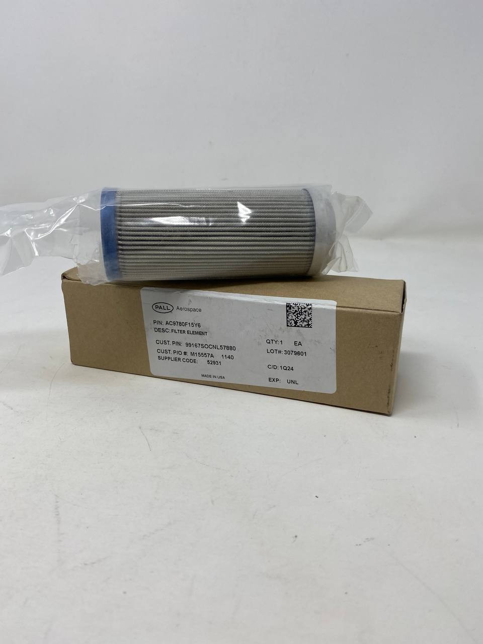 Pall Aeropower Filter Element p/n AC9780F15Y6 CP/N 99167SOCNK57880