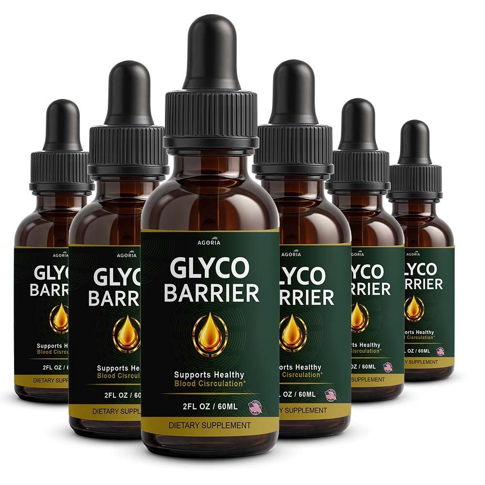 (6 Pack) Glyco Barrier Drops Blood Health Support Supplement GlycoBarrier Drops (6 Pack) Glyco Barrier Drops Blood Health Support Supplement GlycoBarrier Drops