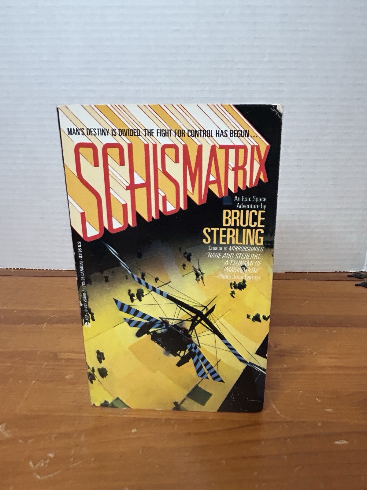 Schismatrix Bruce Sterling 1986 Ace Science Fiction Paperback Cyberpunk Book Schismatrix Bruce Sterling 1986 Ace Science Fiction Paperback Cyberpunk Book