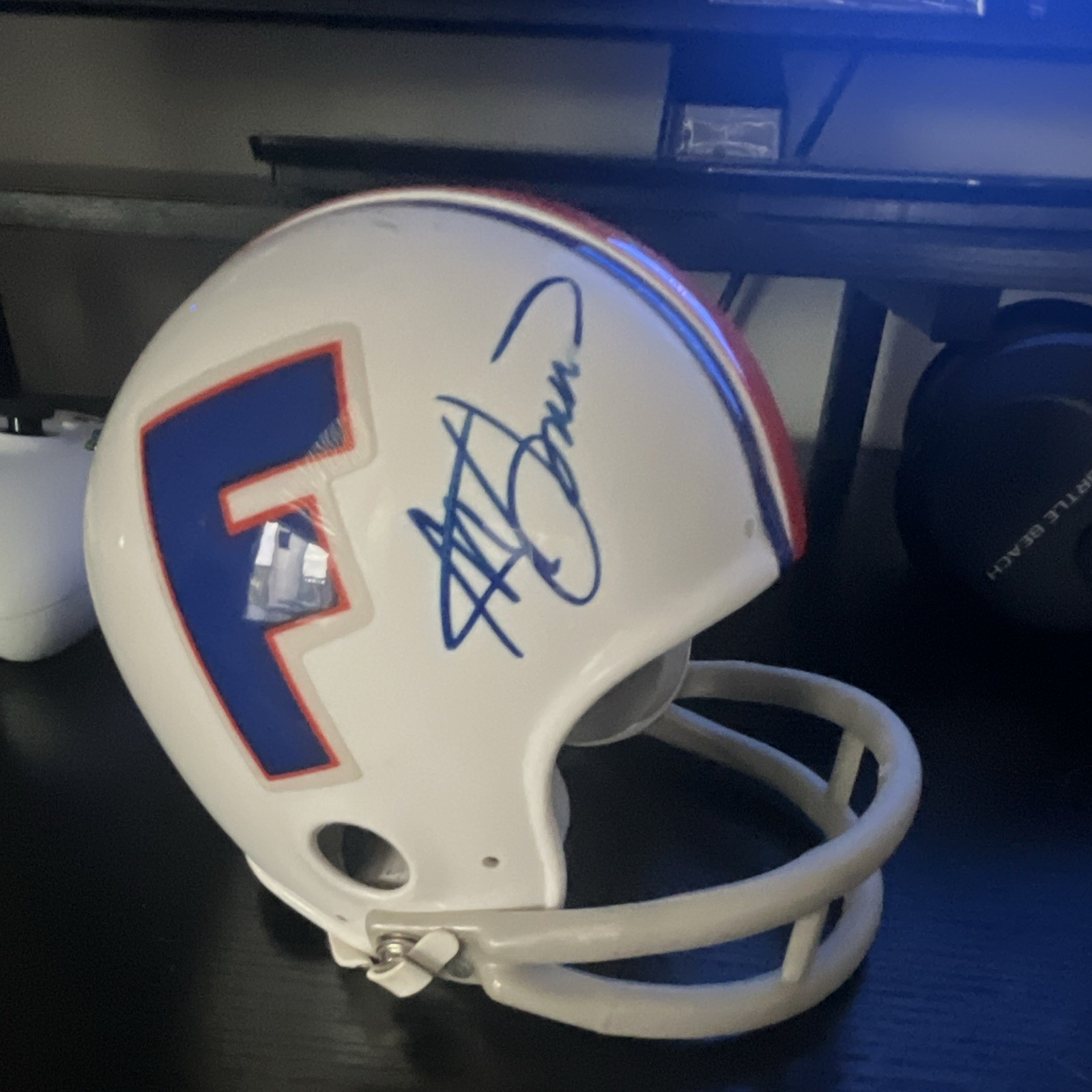 Steve Spurrier Signed Florida Gators Mini Helmet, PSA/DNA COA Certified Steve Spurrier Signed Florida Gators Mini Helmet, PSA/DNA COA Certified