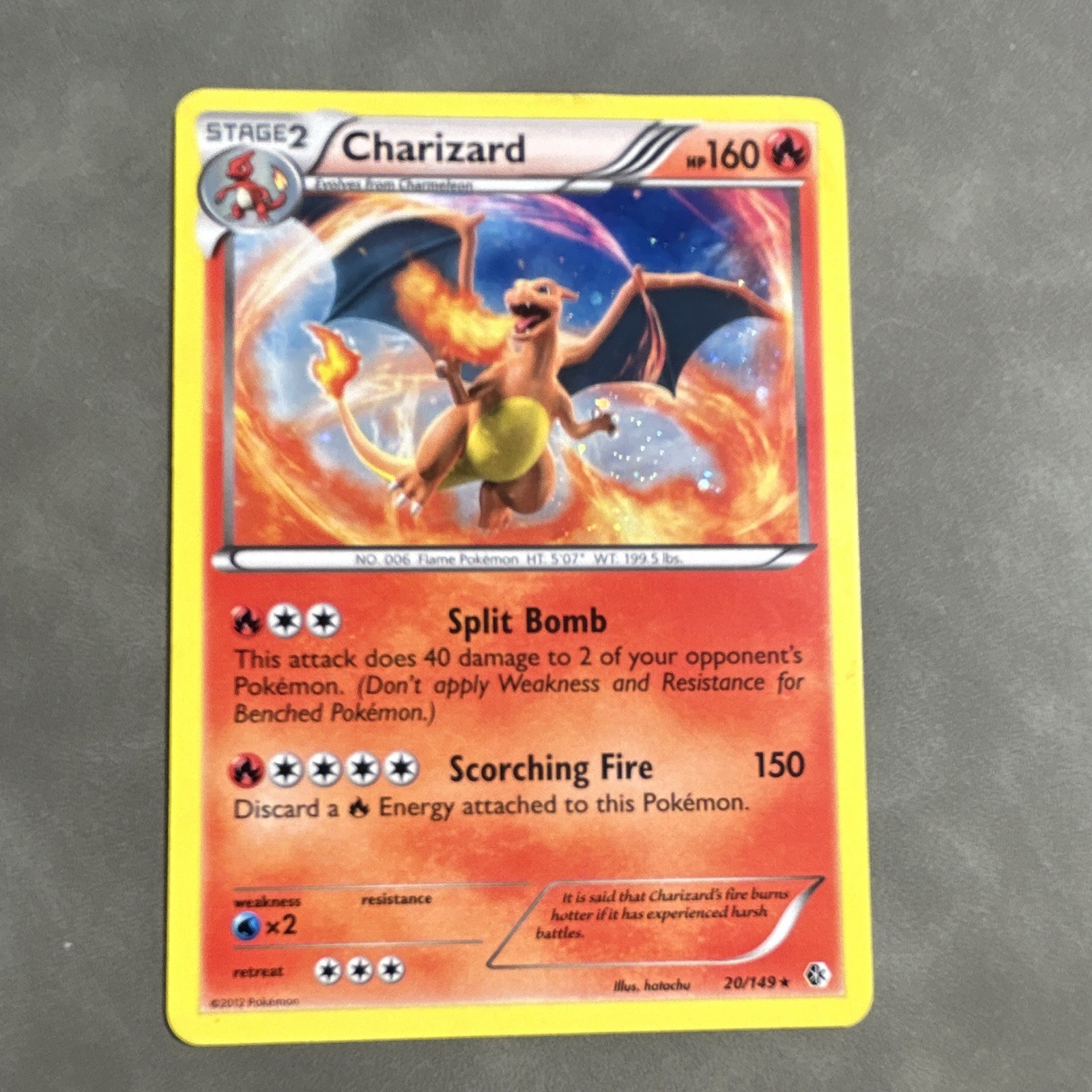 The Pokémon Company Charizard Holo Rare 20/149 Boundaries Crossed Eng 160 HP The Pokémon Company Charizard Holo Rare 20/149 Boundaries Crossed Eng 160 HP