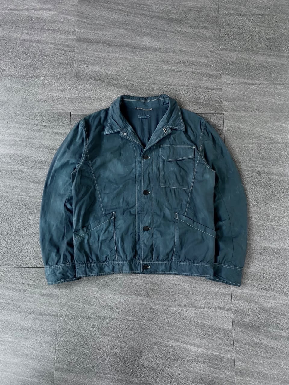 Helmut Lang Overdyed Buttoned Work Jacket