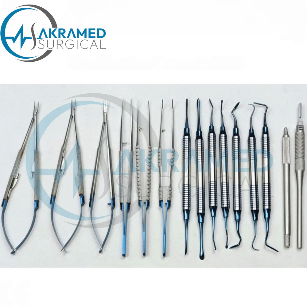 Dental Periodontal Micro Oral Surgery Tunneling Kit Instruments German