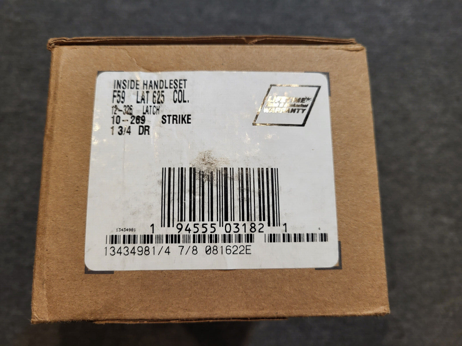 Schlage F59 LAT625 COL Latitude Left Inside Lever Lock Bright Chrome Schlage F59 LAT625 COL Latitude Left Inside Lever Lock Bright Chrome