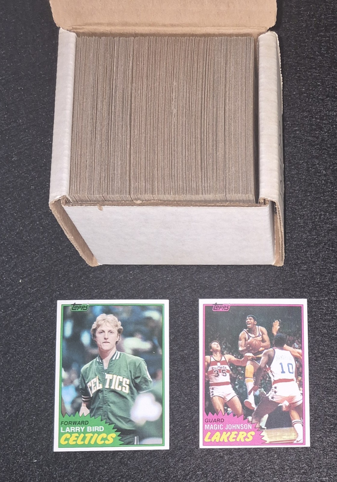 1981-82 Topps NBA Basketball Complete Set 198 Card Bird Magic Kareem 1 Collector
