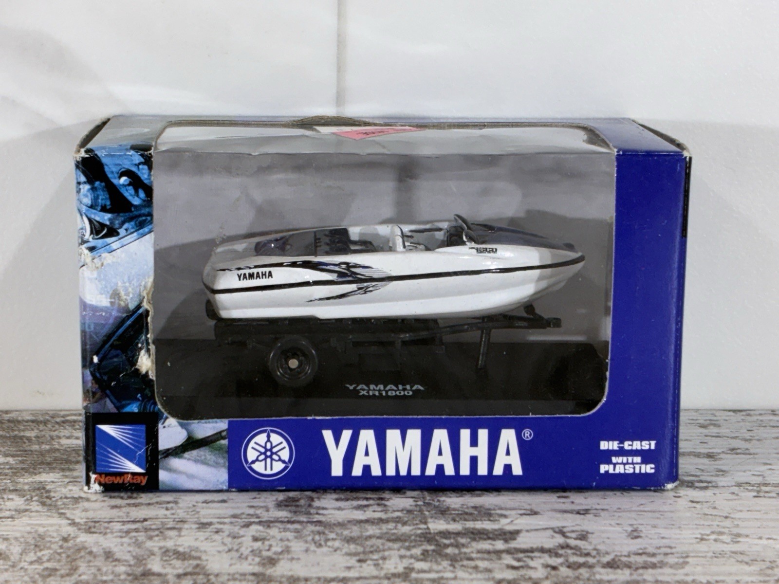 1/64 New Ray Yamaha XR1800 Lil'Xtreme Series Boat & Trailer New in Box