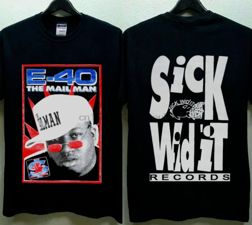 Rare Vintage E-40 The Mail Main Sick Outta Wid It T Shirt Unisex S-5XL