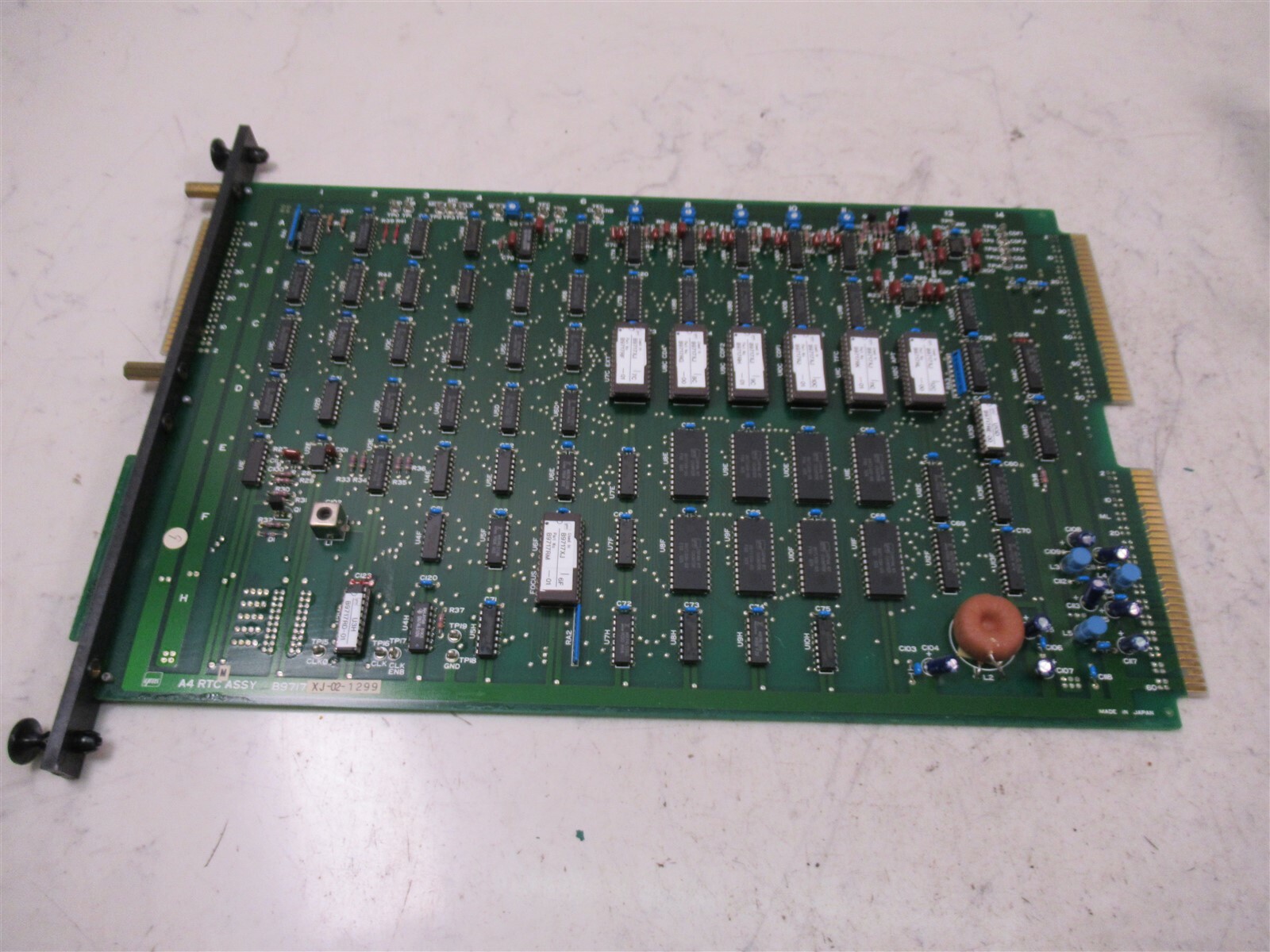 General Electric GE RT 2800 Ultrasound Machine Circuit Board YMS B9717XJ-02-1299 General Electric GE RT 2800 Ultrasound Machine Circuit Board YMS B9717XJ-02-1299