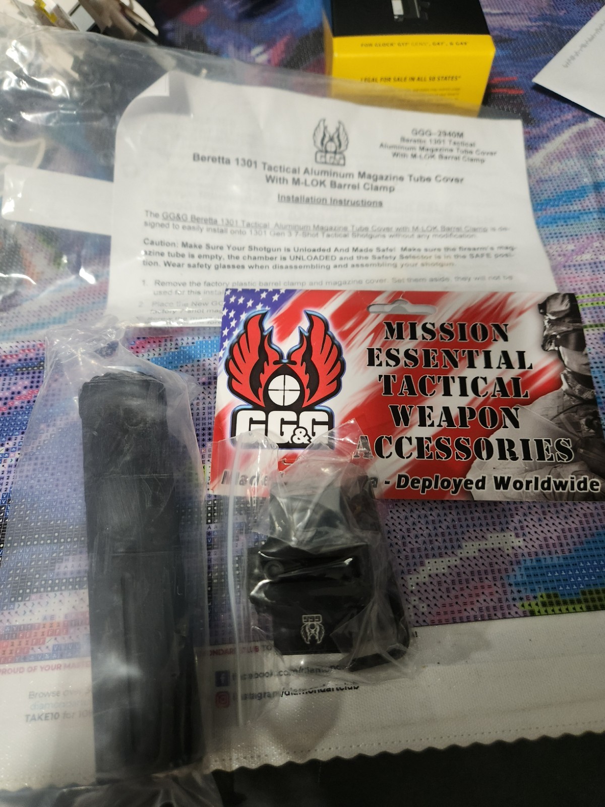 G&g Beretta 1301 Alum Magazine Tube And MLOK barrel Clamp G&g Beretta 1301 Alum Magazine Tube And MLOK barrel Clamp