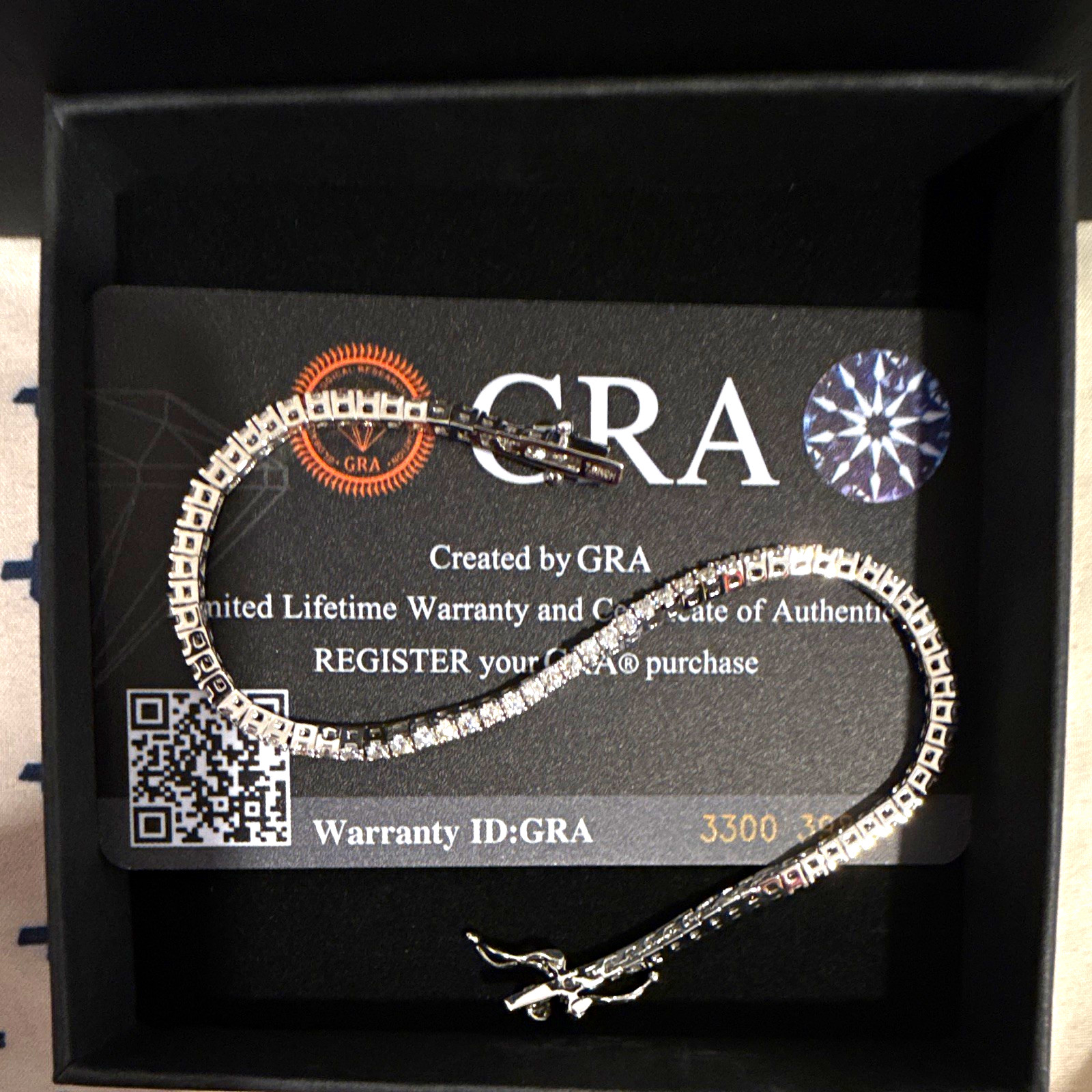 GRA 925 Sterling Silver Moissanite Tennis Bracelet 7.5 2mm GRA 925 Sterling Silver Moissanite Tennis Bracelet 7.5 2mm