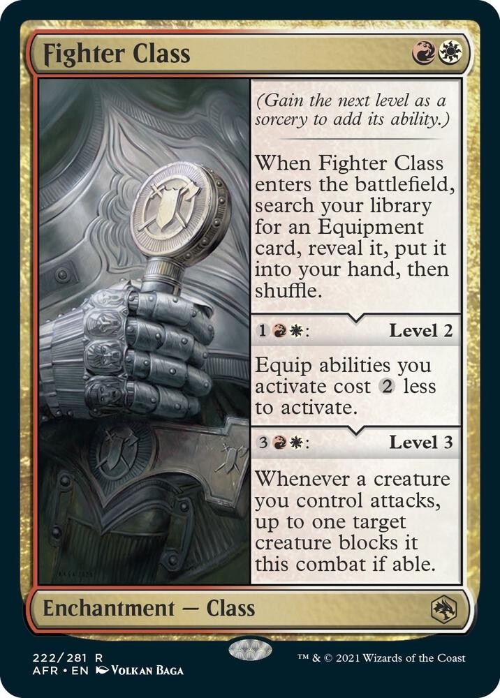 1x Fighter Class - Adventures in the Forgotten Realms Near Mint - MTG
