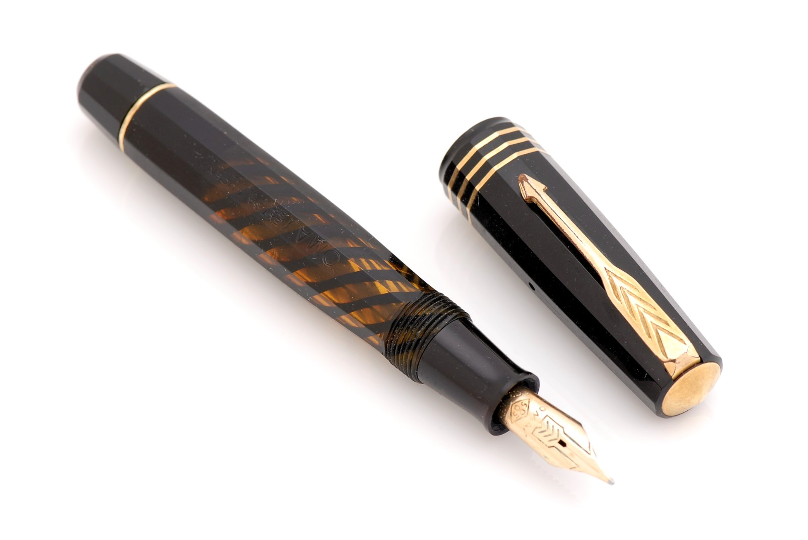 OMAS EXTRA LUCENS Fountain Pen + 14K FLEX NIB [RARE] [1930s] [FULLY RESTORED]