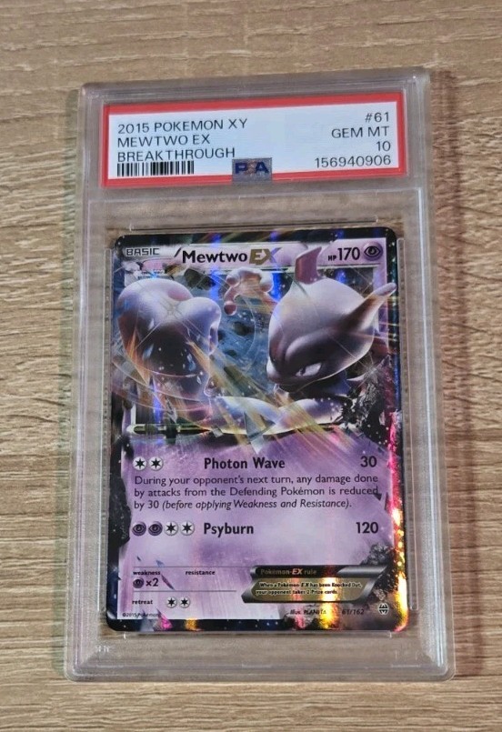 2015 POKEMON XY BREAKTHROUGH #61 MEWTWO EX PSA 10 2015 POKEMON XY BREAKTHROUGH #61 MEWTWO EX PSA 10