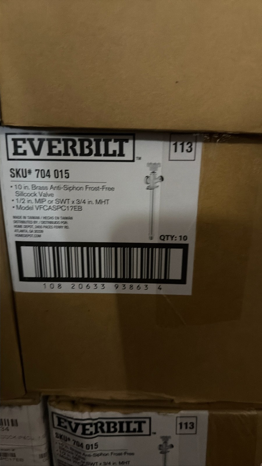 10 Pcs Everbilt 10\