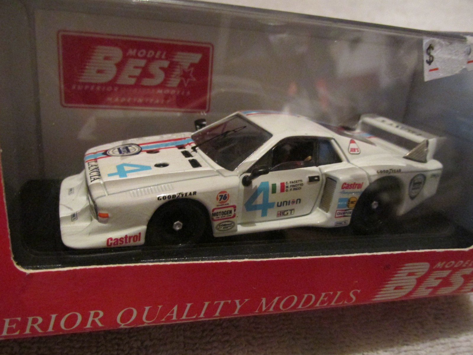 NICE Best Model 1980 Lancia Beta Monte Carlo Daytona Race Car 1/43 NEW in BOX NICE Best Model 1980 Lancia Beta Monte Carlo Daytona Race Car 1/43 NEW in BOX