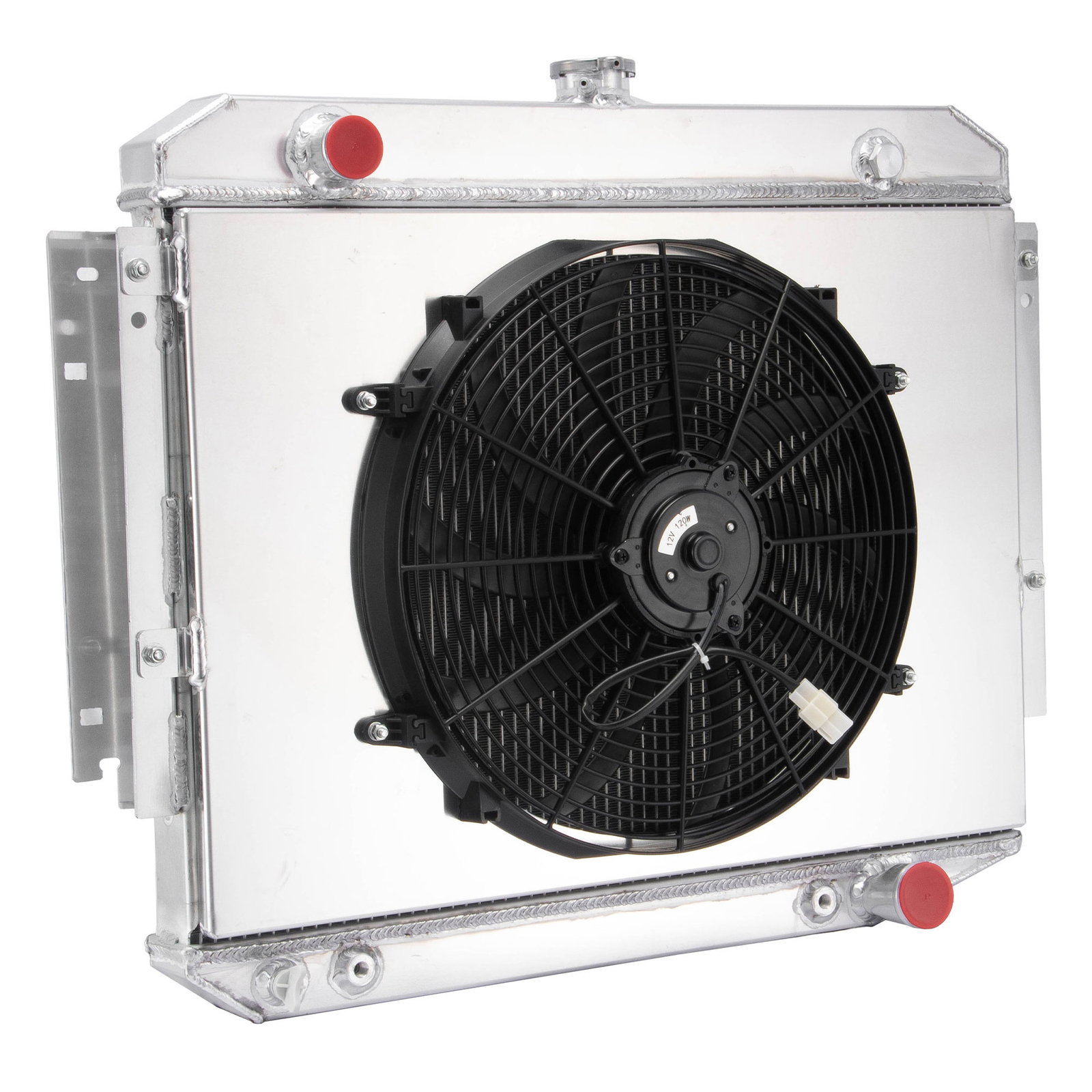 4 Rows Radiator & Shroud Fan For 1970-1979 Dodge D/W 100 150 200 300 Ramcharger 4 Rows Radiator & Shroud Fan For 1970-1979 Dodge D/W 100 150 200 300 Ramcharger