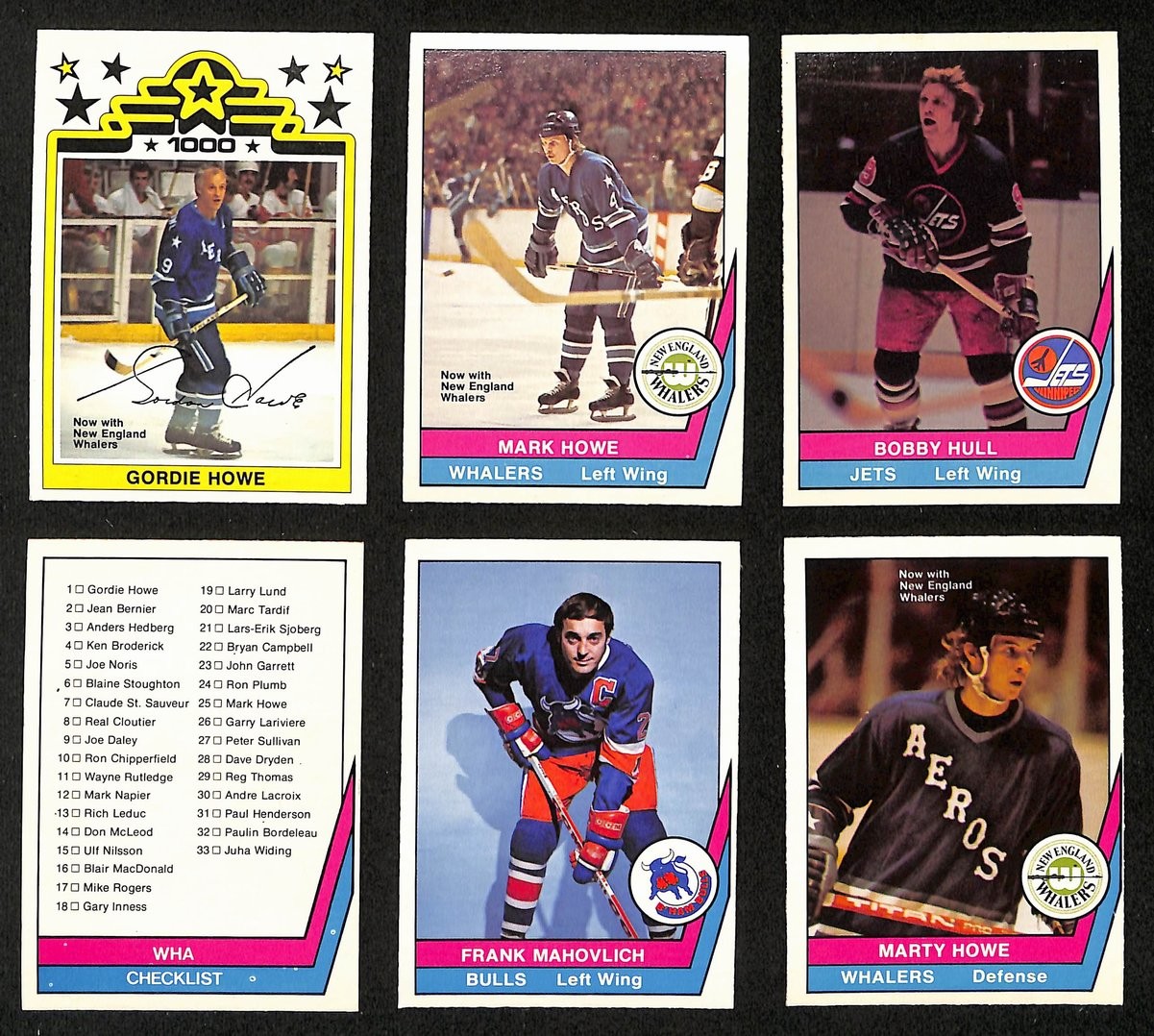 1977-78 O-Pee-Chee WHA Hockey Cards Complete Set (66) Gordie Howe Hull 200986 1977-78 O-Pee-Chee WHA Hockey Cards Complete Set (66) Gordie Howe Hull 200986