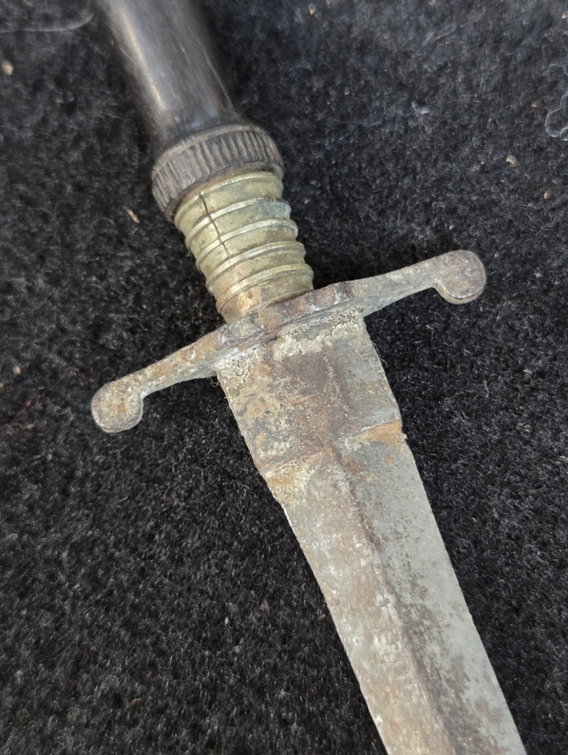 Antique 18th Century French Naval Officer Dirk Navy Dagger Not Sword Or Knife