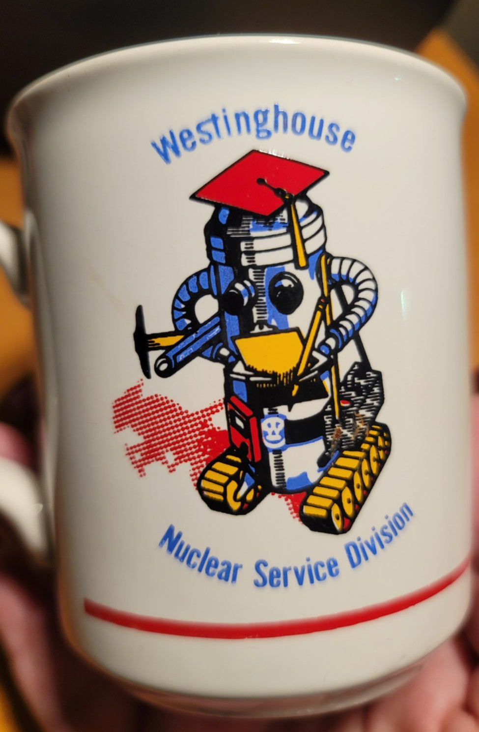 Vintage Westinghouse Nuclear Service Division Coffee Mug Power Plant Memorabilia