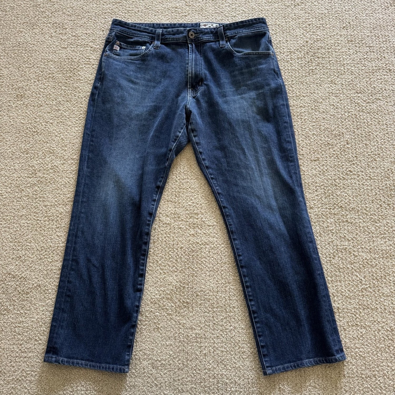 AG Adriano Goldschmied Jeans The Everett Slim Straight Mens Size 36 Blue Stretch AG Adriano Goldschmied Jeans The Everett Slim Straight Mens Size 36 Blue Stretch