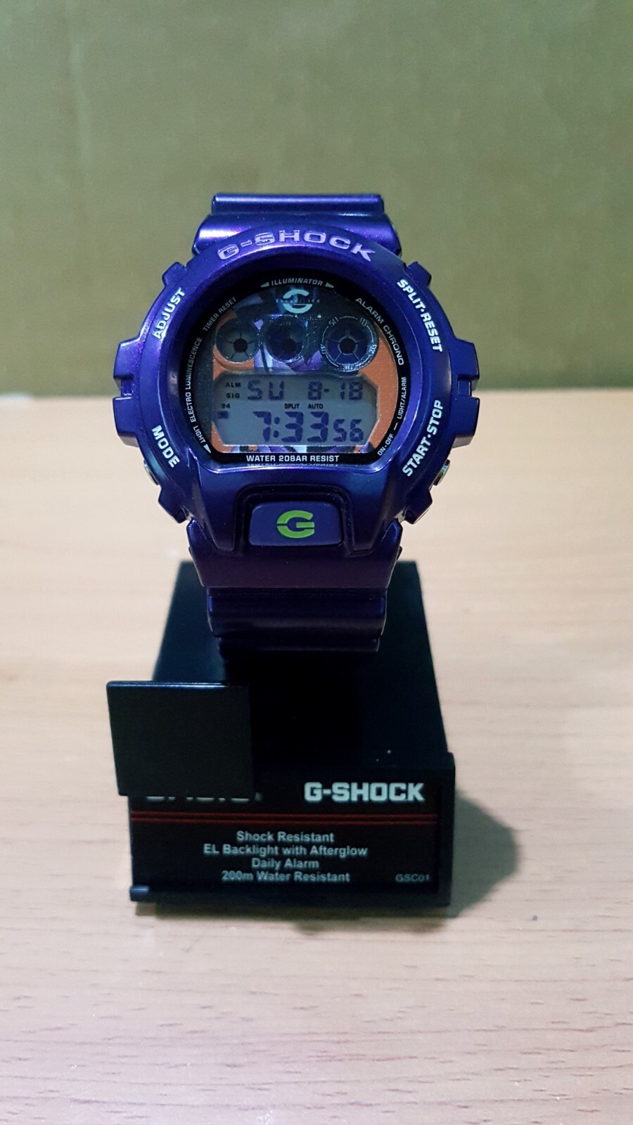 Vintage G-Shock DW-6900 Evangalion Metallic Purple Customs violet digital
