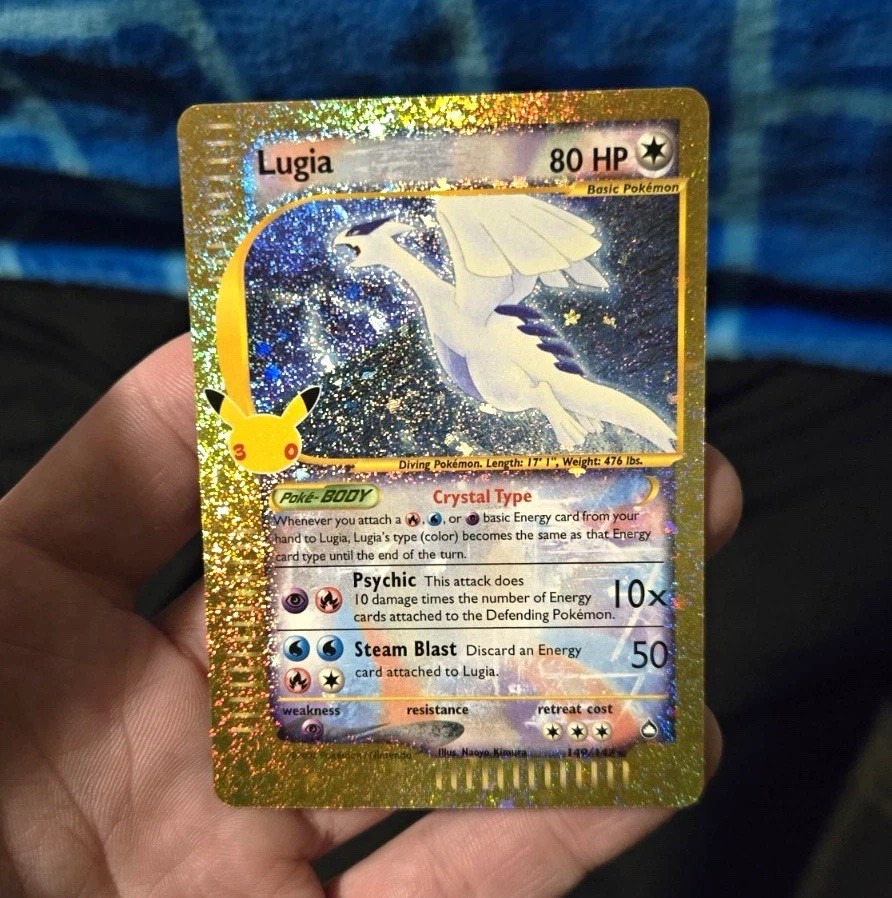Lugia 149/147 Aquapolis 30th Celebrations Set Classic Collection, NM+ Lugia 149/147 Aquapolis 30th Celebrations Set Classic Collection, NM+
