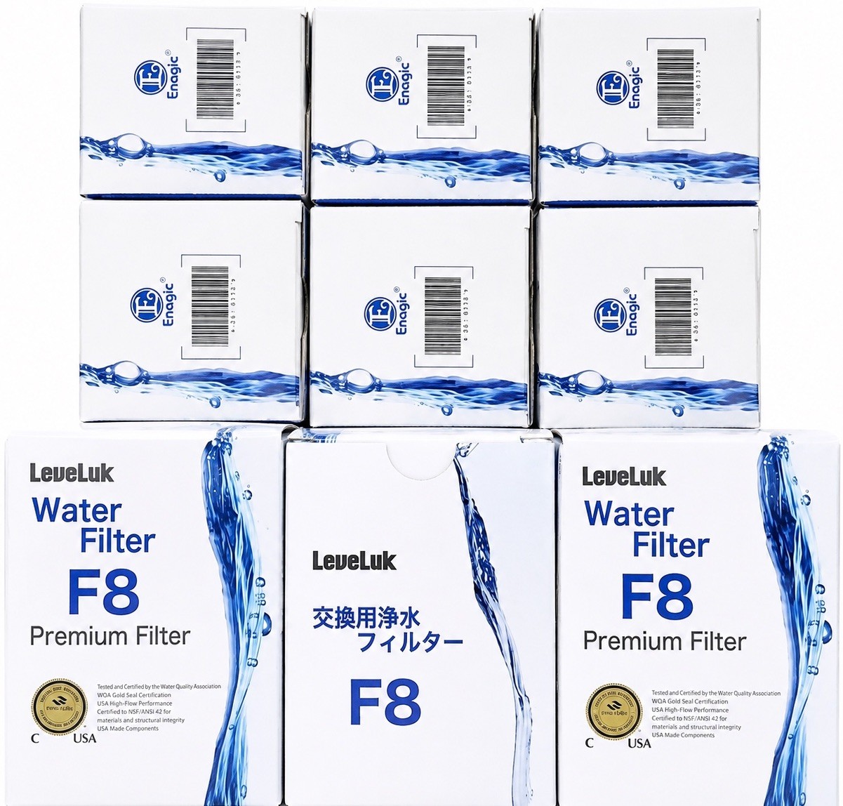 Enagic Leveluk Kangen 8 Genuine Water Filter Cartridge High Grade JP F/S