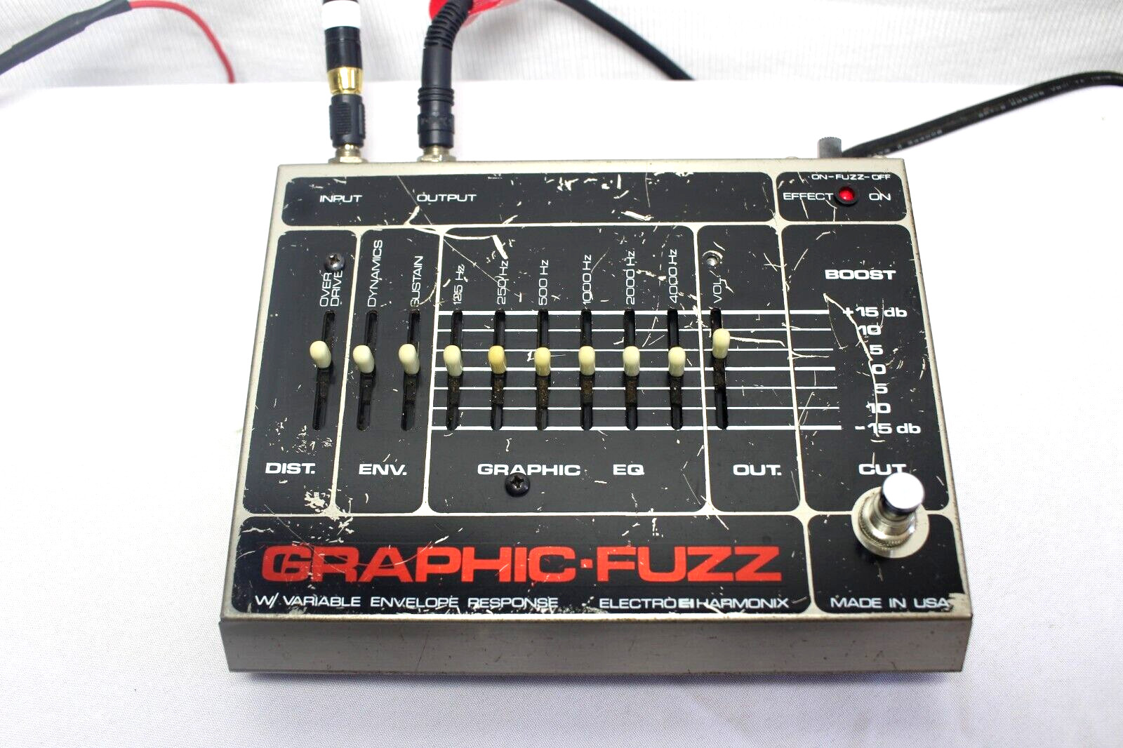 VINTAGE ELECTRO-HARMONIX GRAPHIC-FUZZ EFFECT PEDAL SOLD AS-IS 4 REPAIR-SPARTS