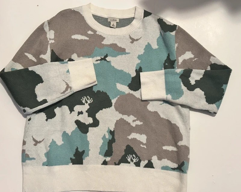Women’s LL Bean Cashmere/Cotton Sweater Sz M