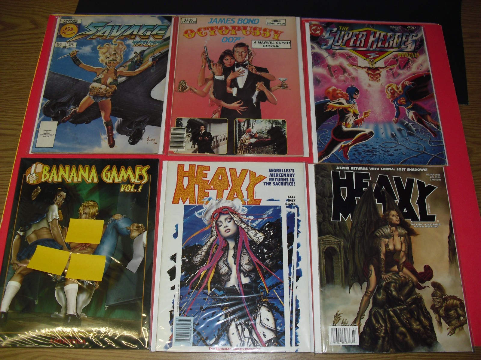 Lot of 6 Marvel Magazines VF Savage Tales 8 Super Special 26 Banana Games vol 1 Lot of 6 Marvel Magazines VF Savage Tales 8 Super Special 26 Banana Games vol 1