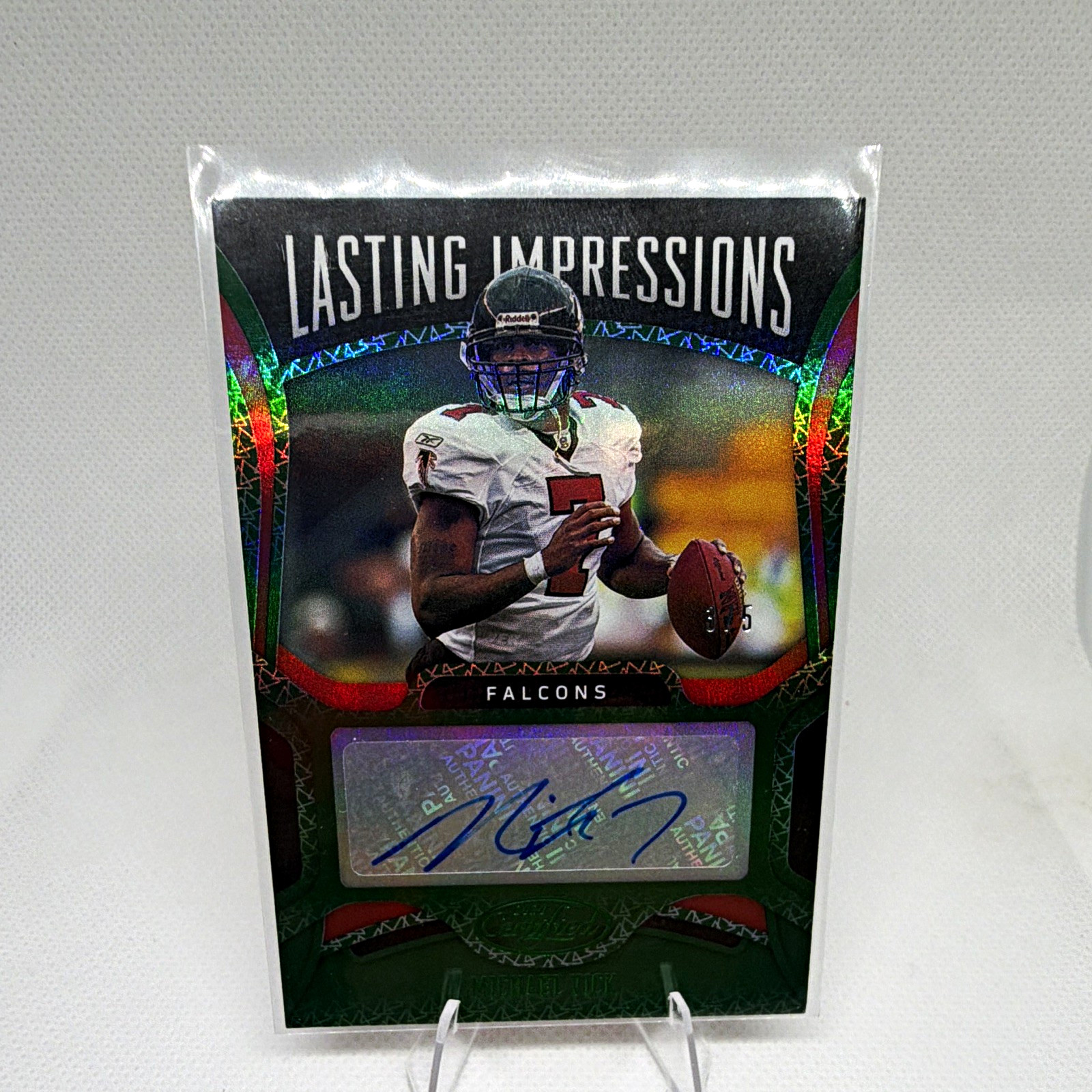 Panini 2020 Certified Lasting Impressions Michael Vick Auto LI-MV 3/5 Falcons Panini 2020 Certified Lasting Impressions Michael Vick Auto LI-MV 3/5 Falcons