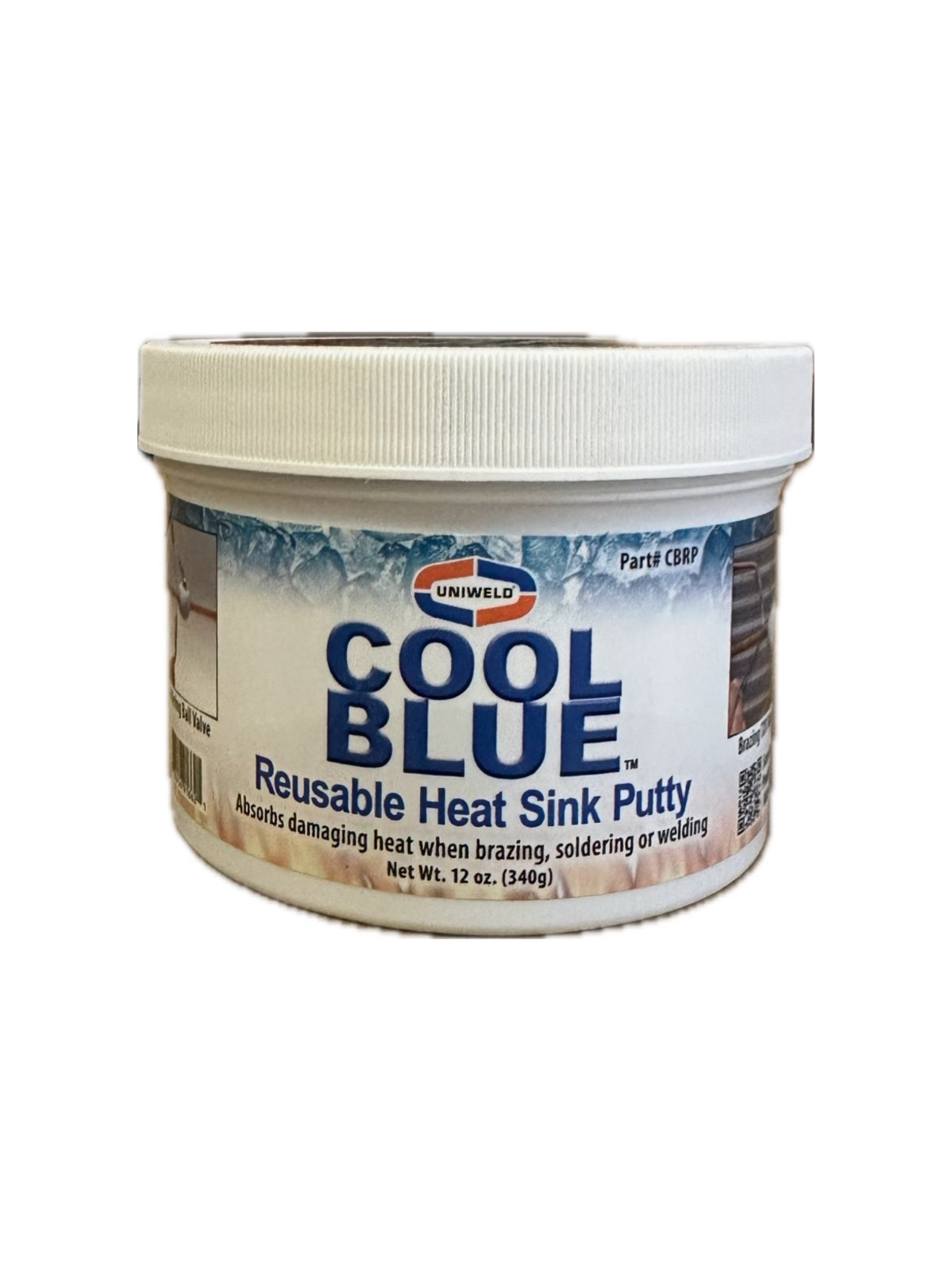 Uniweld Cool Blue Reusable Heat Sink Putty 12 oz Professional Brazing Soldering Uniweld Cool Blue Reusable Heat Sink Putty 12 oz Professional Brazing Soldering