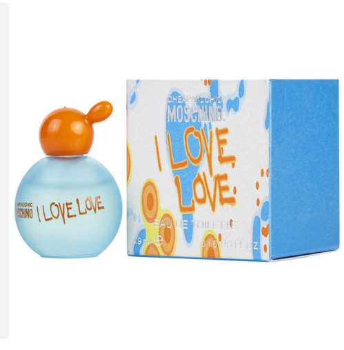 Moschino I Love Love Eau de Toilette Miniature 5ml 0.17 oz New 100% Original