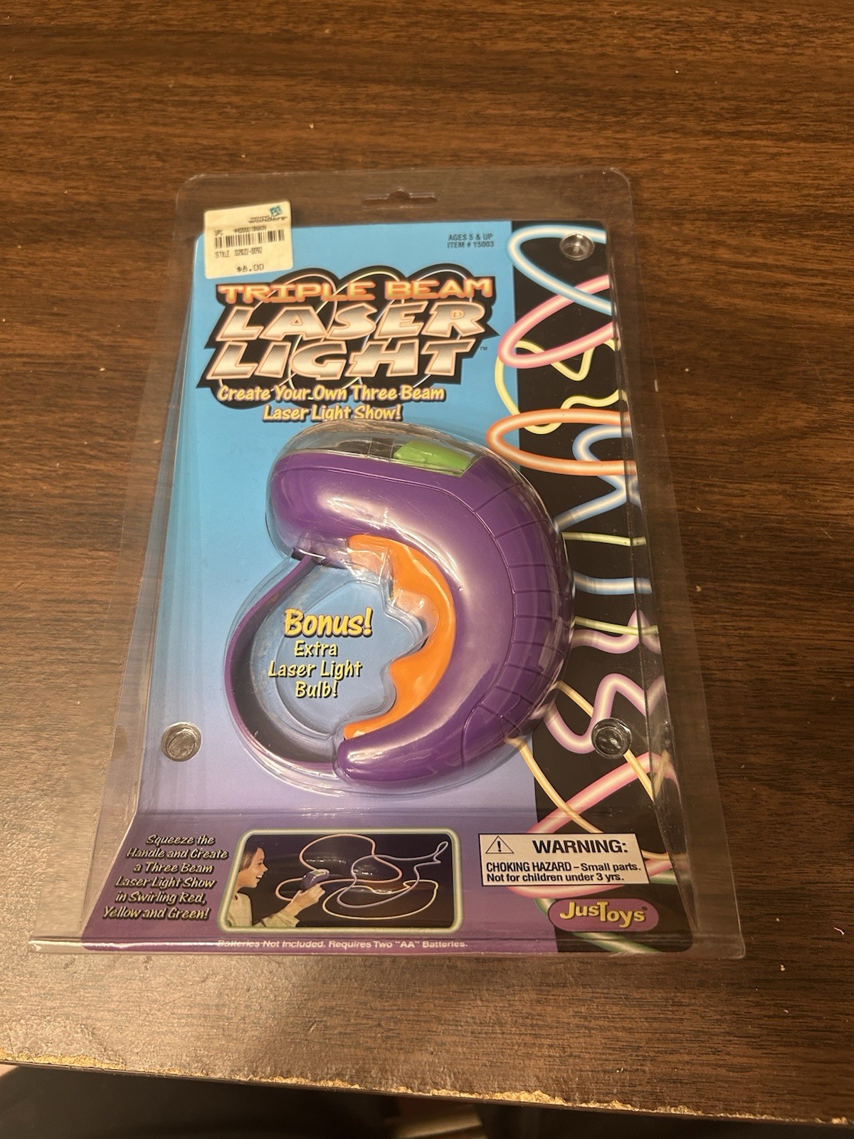 Justoys Triple Beam Laser Light Vintage 15003 Jus Toys Justoys Triple Beam Laser Light Vintage 15003 Jus Toys
