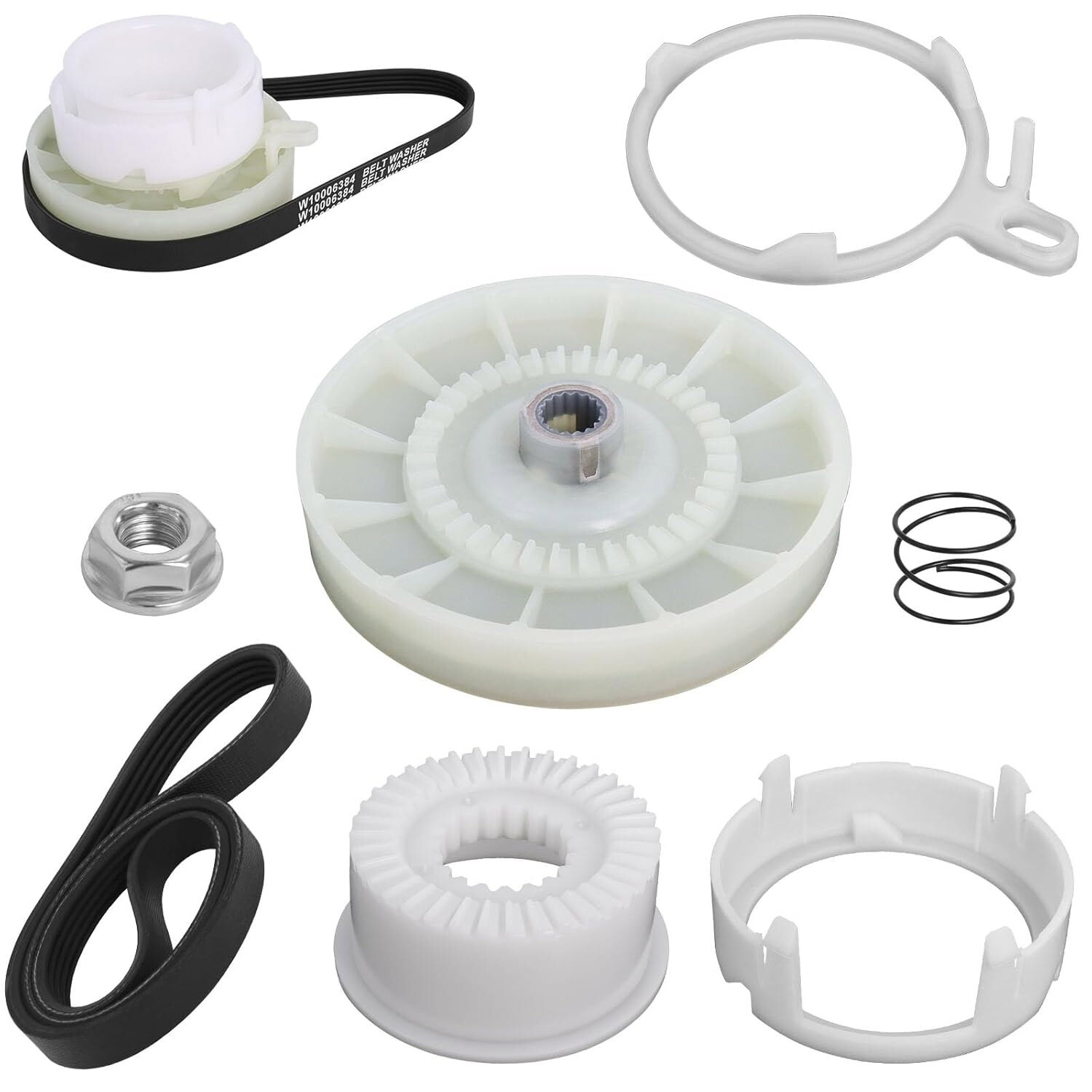 W10721967 Washer Pulley Clutch Parts Kit W10006384 for Whirlpool W10006356 NEW W10721967 Washer Pulley Clutch Parts Kit W10006384 for Whirlpool W10006356 NEW