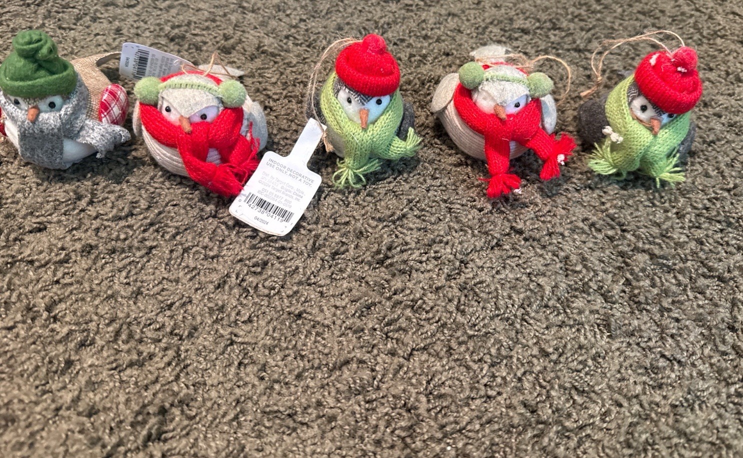 Lot of 5 Target Wondershop Featherly Friends Bird Ornaments New Lot of 5 Target Wondershop Featherly Friends Bird Ornaments New