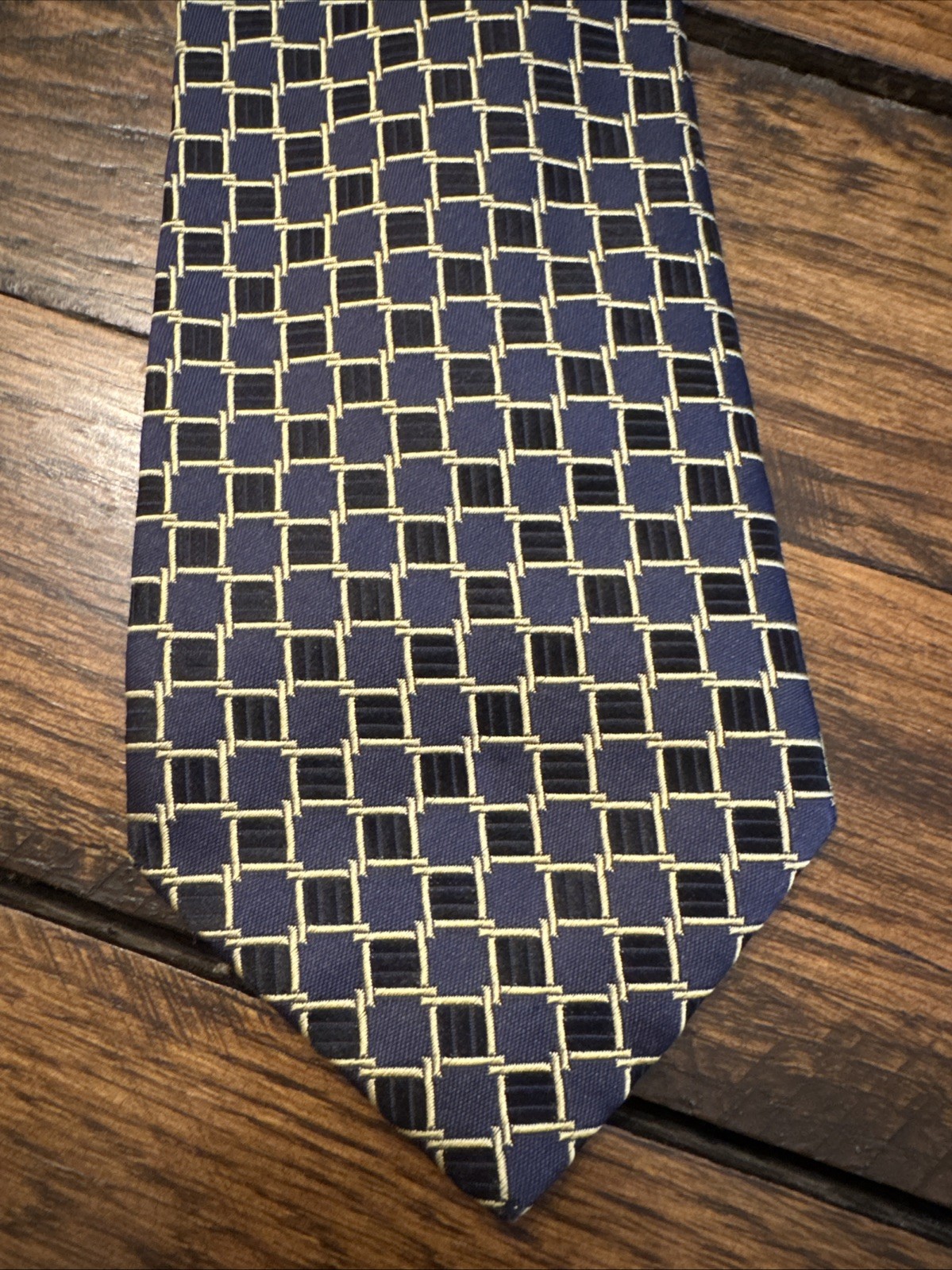 Men’s Handmade In England Silk Necktie Hilditch & Key 57.5”L X 4”W