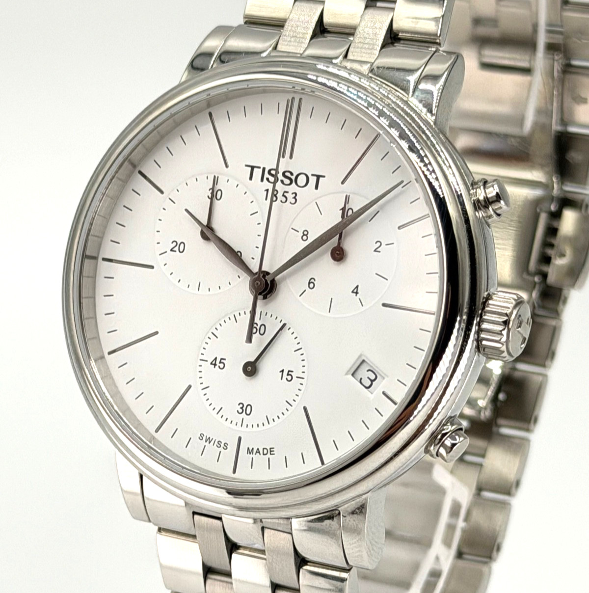 TISSOT Carson Premium T122.417.11.011.00 White Dial 41mm