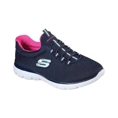 Women\'s Skechers Sport Summits \'Navy/Pink\' Athletic Shoe / 12980 / Size 7 Wide