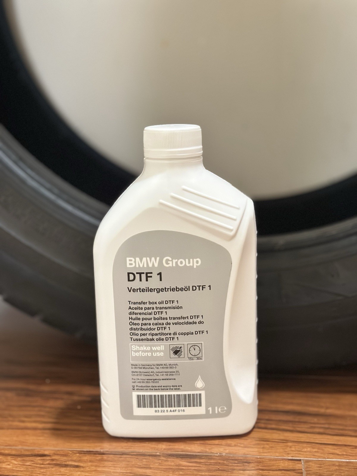 Genuine OEM BMW XDrive Transfer Case Fluid PN 83225A4F016 DTF 1 - 1 Liter Genuine OEM BMW XDrive Transfer Case Fluid PN 83225A4F016 DTF 1 - 1 Liter