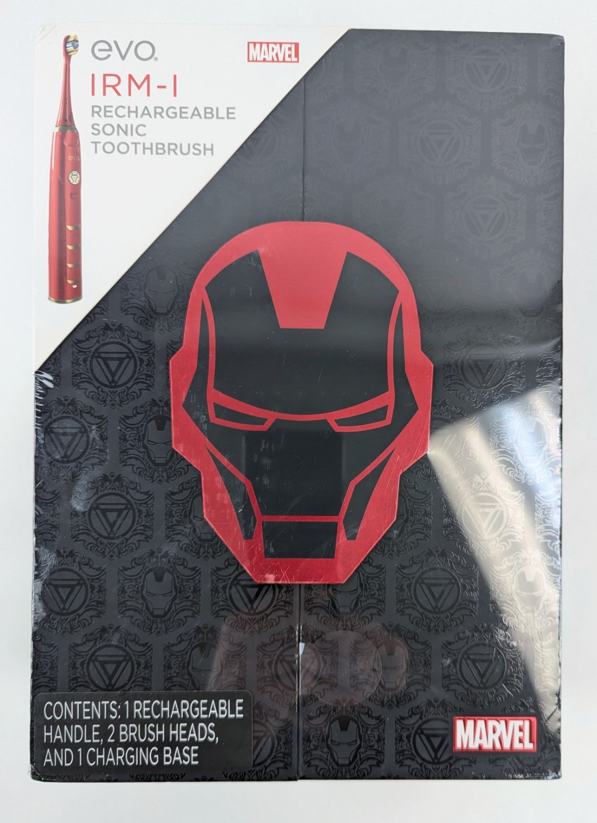 Evo IRM-I - Iron Man Themed Rechargeable Sonic Toothbrush - Brand New