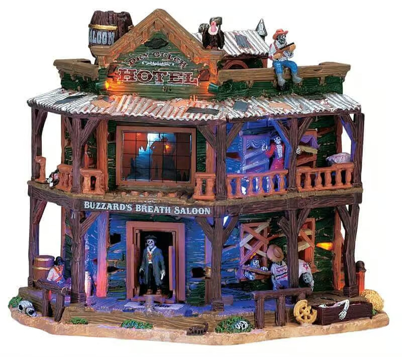 LEMAX Spooky Town Dry Gulch Hotel #75553 LEMAX Spooky Town Dry Gulch Hotel #75553
