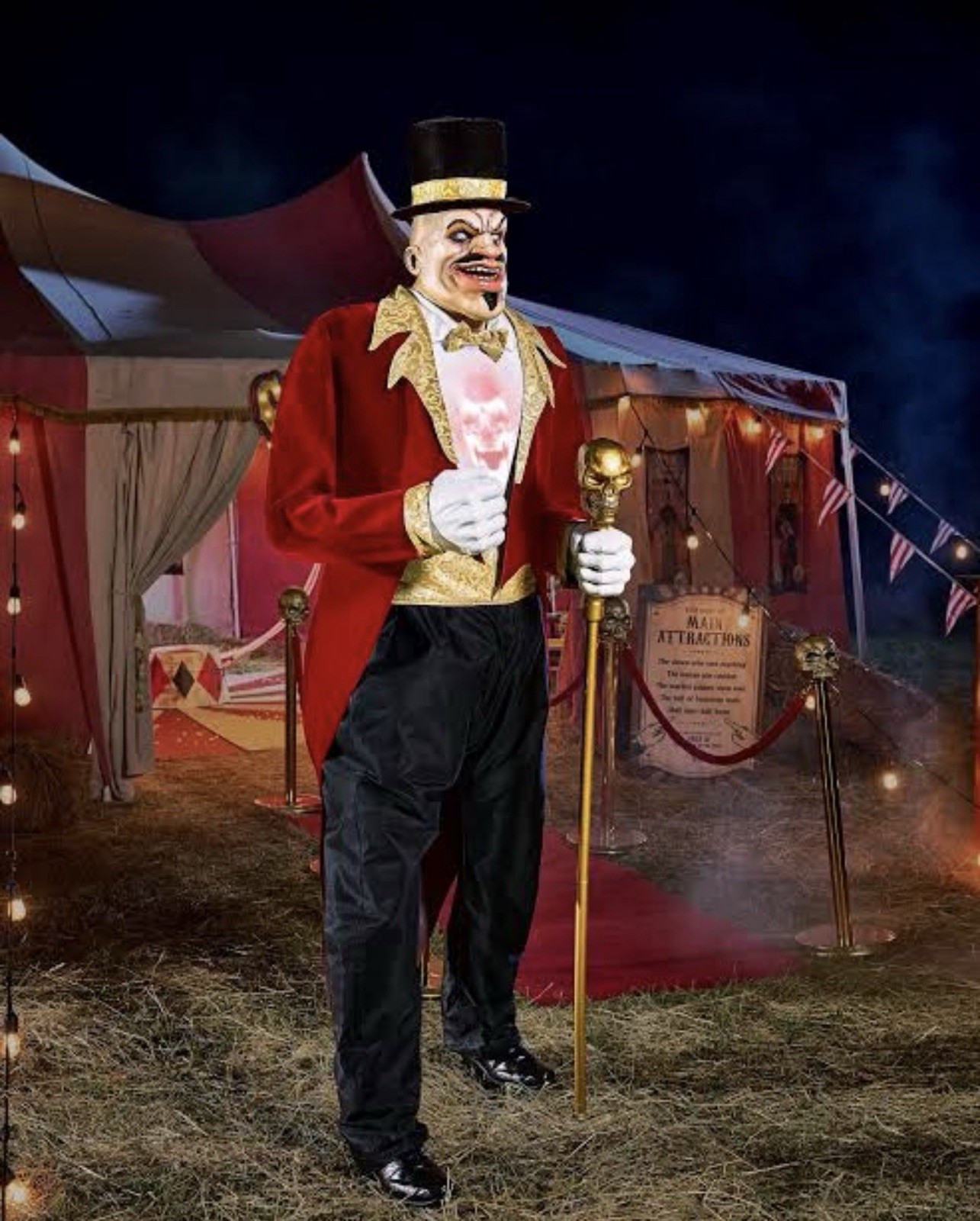 2024 SPIRIT HALLOWEEN RINGMASTER – 7 FT ANIMATRONIC ***NEW***NOT IN ORIGINAL BOX 2024 SPIRIT HALLOWEEN RINGMASTER – 7 FT ANIMATRONIC ***NEW***NOT IN ORIGINAL BOX