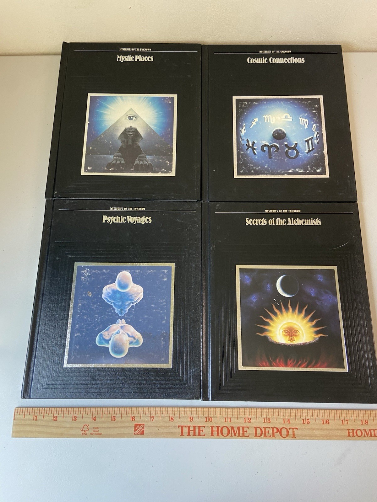 Time Life Mysteries of the Unknown Lot of 4 HC Mystic Places Psychic Voyages