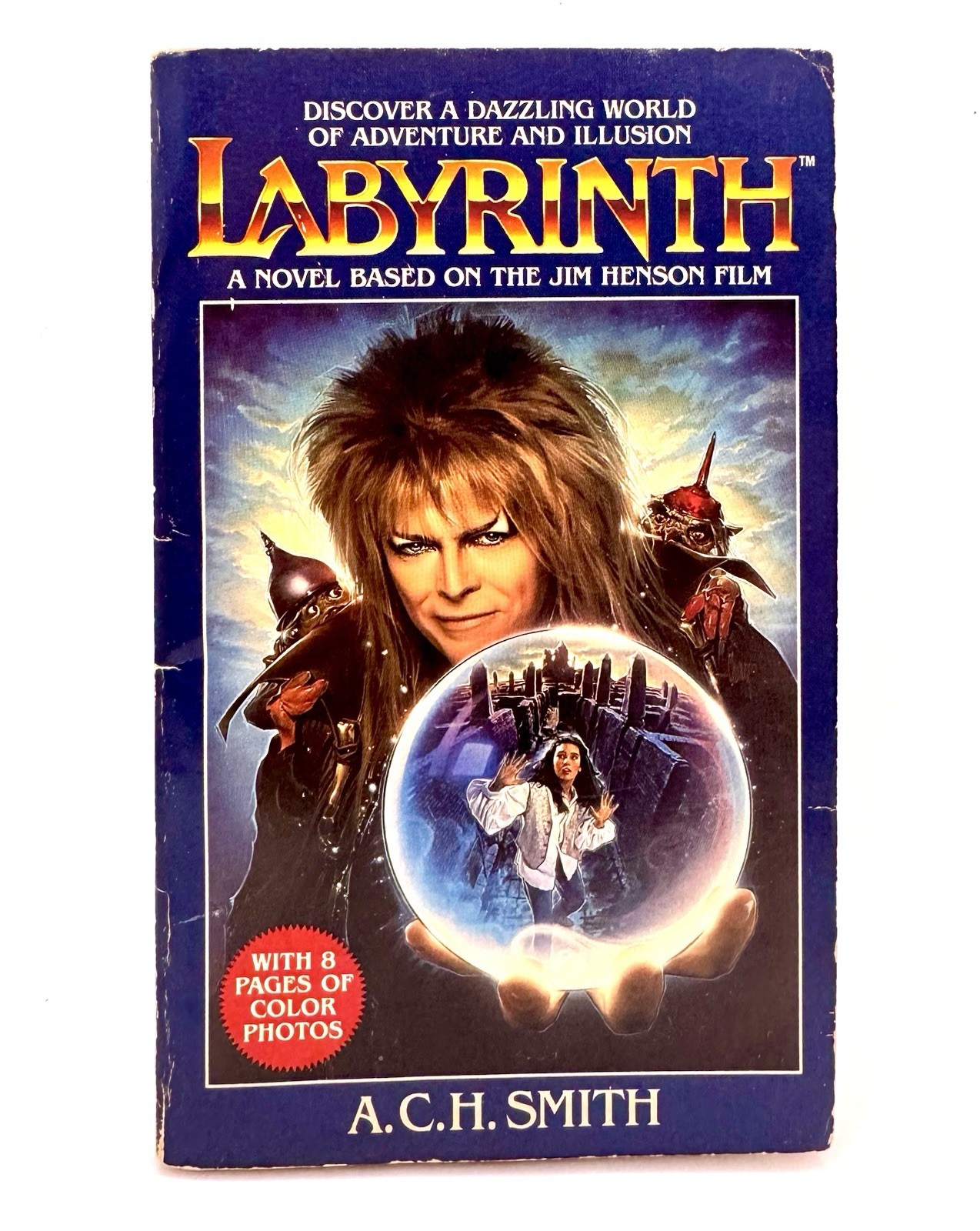 RARE Vintage 1986 LABYRINTH Movie Novel Paperback Book 1st Edition David Bowie