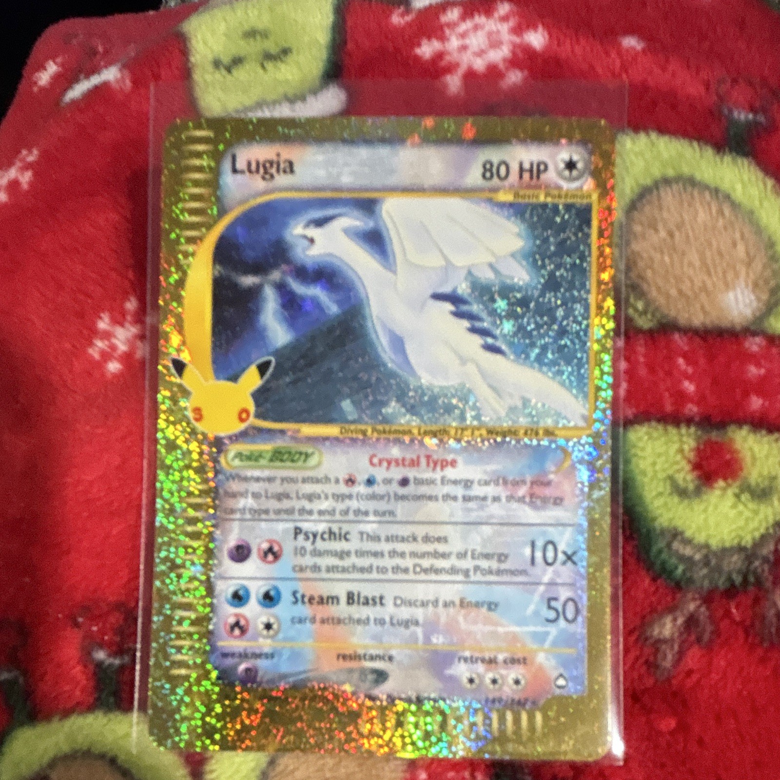 The Pokémon Company Lugia 149/147 Aquapolis Secret Rare Holo English 80HP The Pokémon Company Lugia 149/147 Aquapolis Secret Rare Holo English 80HP