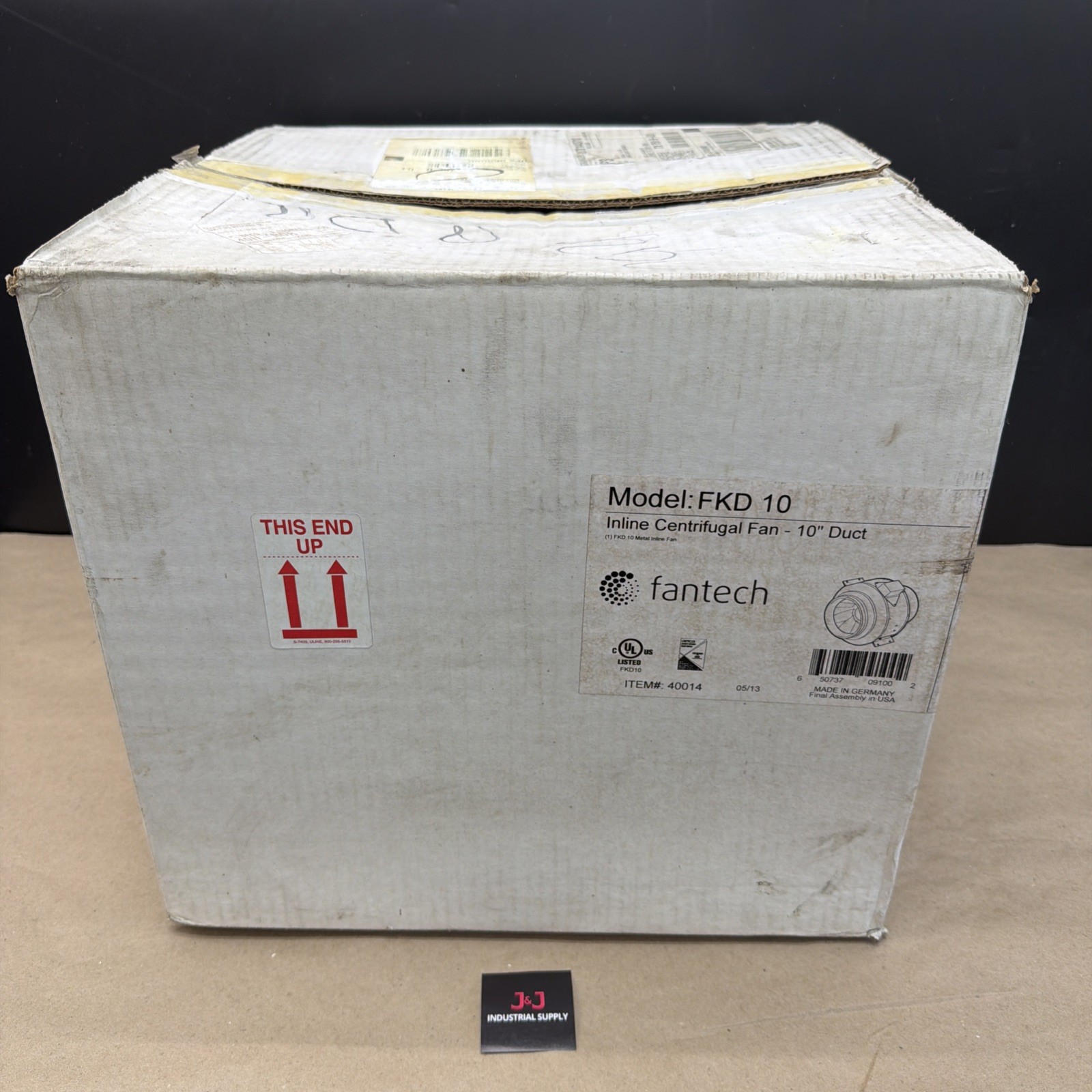 New Fantech FKD 10 Inline Centrifugal Fan 40014 Warranty 🇺🇸