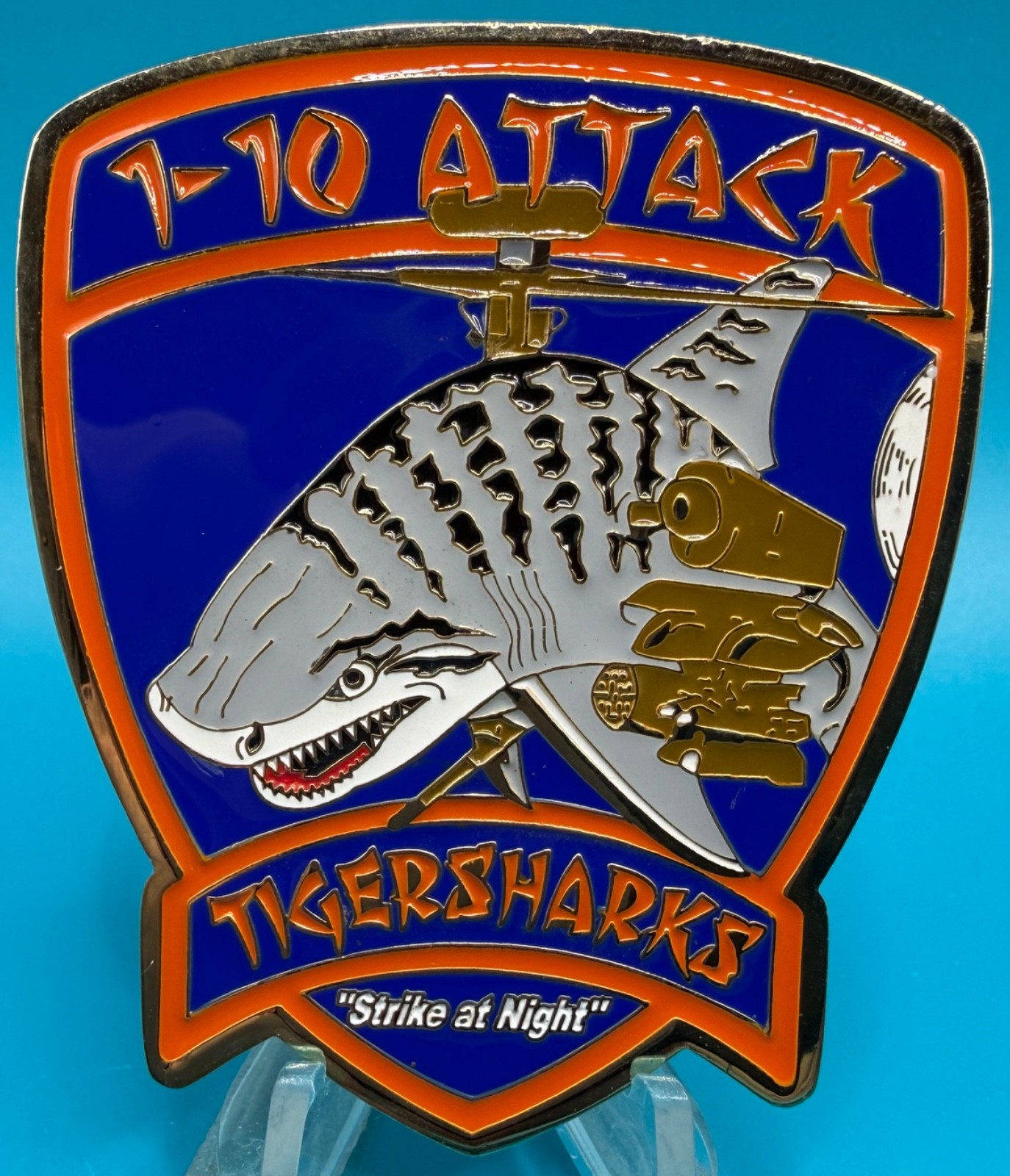 U.S. Army 1st BN 10th Aviation (Attack) 10th Mountain CDR & CSM Challenge Coin