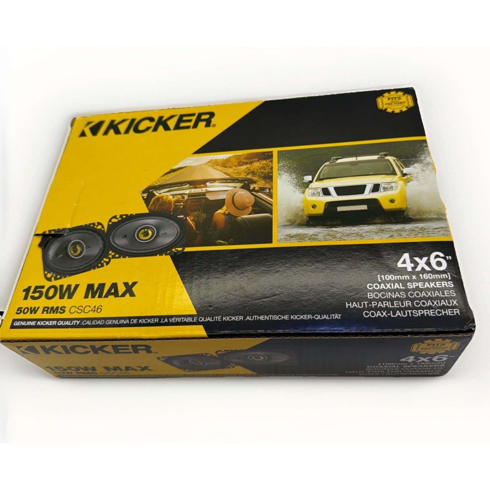 KICKER CS Series 46CSC464 Car Audio System Speaker. 4“ X 6” Coaxial Speakers{9} KICKER CS Series 46CSC464 Car Audio System Speaker. 4“ X 6” Coaxial Speakers{9}
