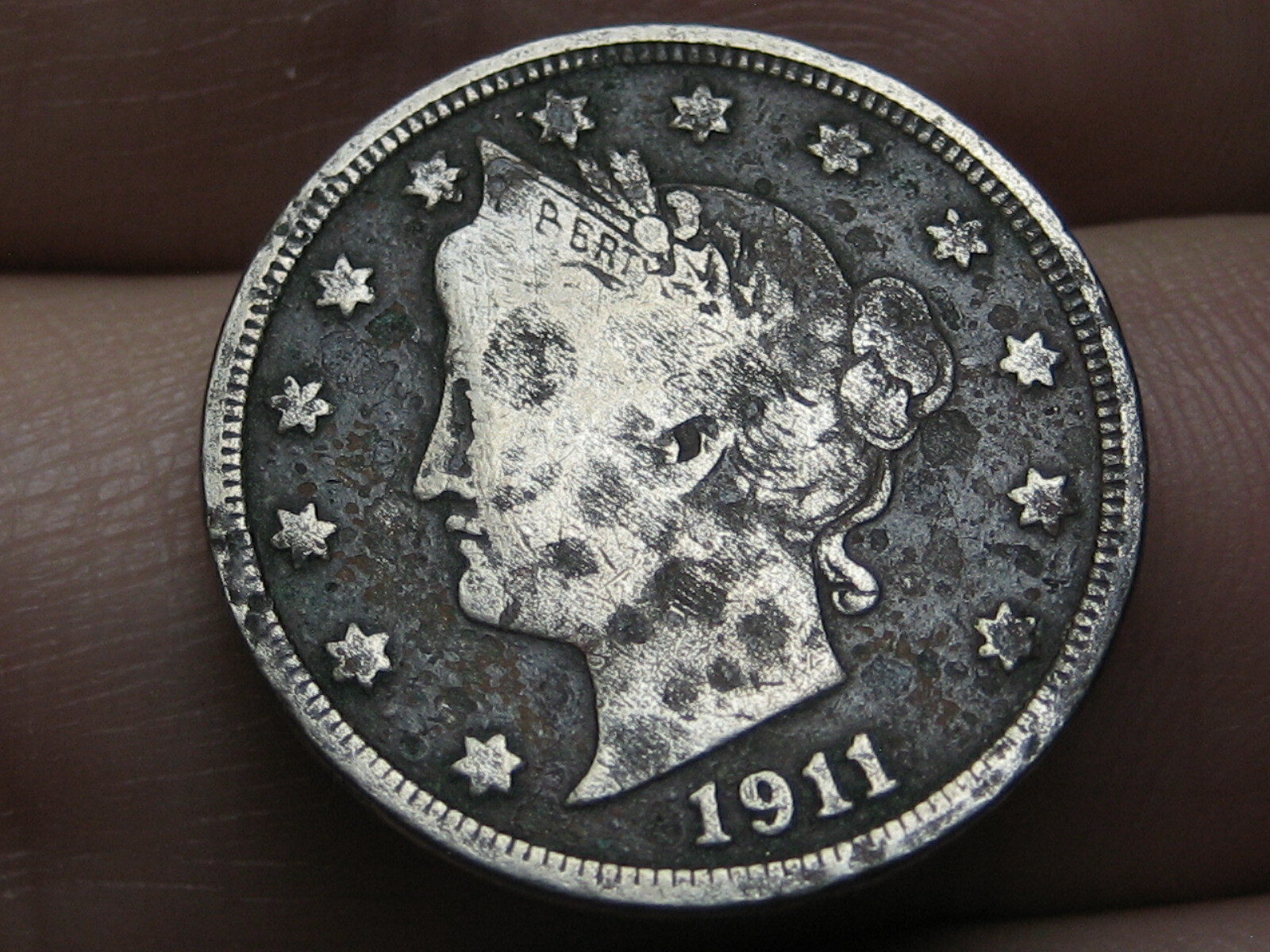 1911 Liberty Head V Nickel 5 Cent Piece- VF Details 1911 Liberty Head V Nickel 5 Cent Piece- VF Details